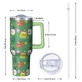 thumbnail image 2 of 40oz Festive Christmas Tumbler with Straw Lid Stainless Steel Double Wall Insulated Cup Gifts for Home Travel, 2 of 4