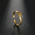 thumbnail image 4 of EOEMY Open Custom Name Gold Rings Stainless Steel Mother Day Gift Woman Jewelry, 4 of 9