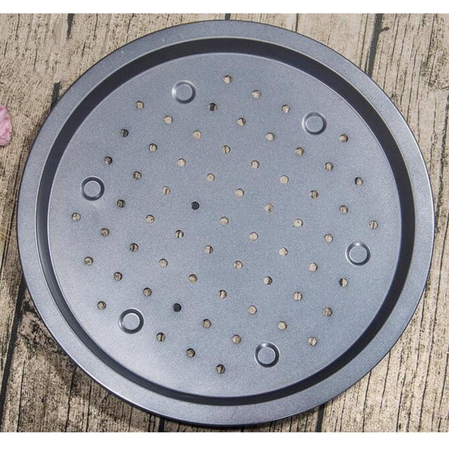 Horno Antiadherente De 14 Pulgadas La Bandeja Para Hornear De Pizza Bandejas De Pizza Para Hornear / Cuadrado Redondo Macarena Bandeja para hornear pizza