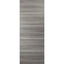 Slab Barn Door Panel | Planum 0020 Ginger Ash | Sturdy Finished Flush Modern Doors | Pocket Closet Sliding-36" x 84"