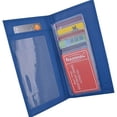 thumbnail image 4 of Brand New Hand Crafted Genuine Soft Leather Checkbook Cover simple-156 (Premium Royal Blue), 4 of 6