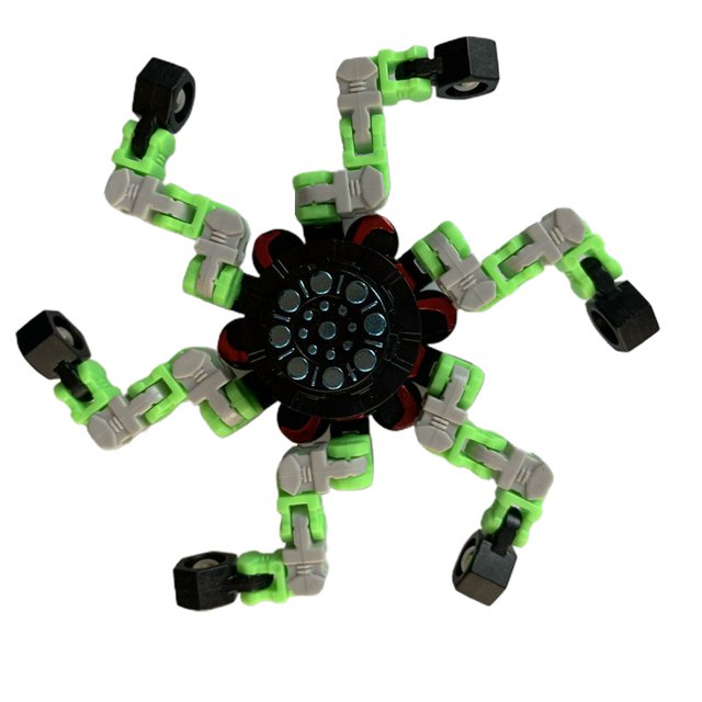 Juguete Para Aliviar El Estrés Deformable Diy Para Niños, Giroscopio Giratorio Con Punta De Dedo, Cadena Creativa, Robot Giroscópico Mecánico De Juguete Scienceny FN008352-02