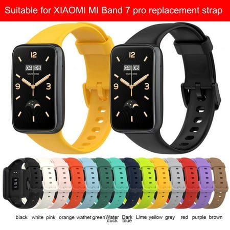 Rong Yun Strap For Xiaomi Mi Band 7 Pro Silicone Wristband Bracelet Smart Watch For Miband 7 Pro Watchband Straps(Buy 2 Get 1 Free)