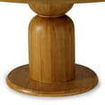 thumbnail image 3 of Maven Lane Mila Contemporary Round Wooden Dining Table in Refined Natural Finish, 3 of 5