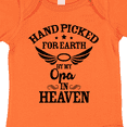 thumbnail image 4 of Inktastic Handpicked for Earth by My Opa in Heaven with Angel Wings Boys or Girls Baby Bodysuit, 4 of 5