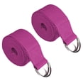 thumbnail image 1 of Bande Extensible pour Yoga avec Boucle Réglable en Métal Entraînement Physique Extensible pour Yoga, Pilates, 1 of 5