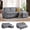 Light Gray, variant on Soscana Sectional Sofa with Reversible Storage Chaise,Sleeper Sofa Couch Pull Out Bed 2 in 1,3 Seat L Shaped Sectionals with Side Pockets for Living Room Apartment Office Studio,Dark Gray