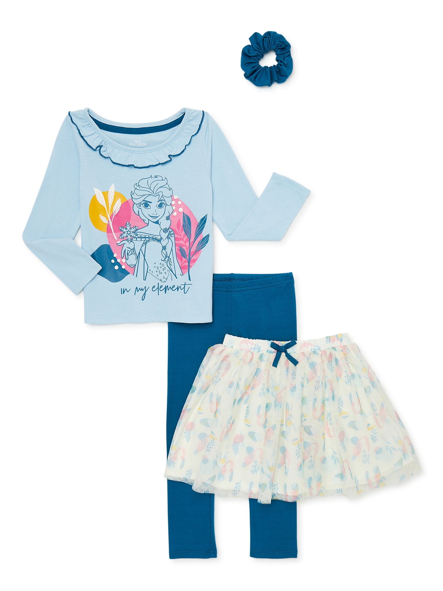 Disney Frozen Toddler Girls Long Sleeve Shirt & Leggings Set 