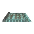 thumbnail image 2 of Ahgly Company Indoor Rectangle Southwestern Light Blue Country Area Rugs, 2' x 5', 2 of 4