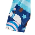 thumbnail image 5 of Wallarenear Christmas Family Pajamas Matching Set Penguin Snow Print Shirt Tops Pants Loungewear, 5 of 6