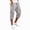 22# Beige, variant on Below The Knee Shorts for Men Corduroy Long Cargo Shorts Casual 3/4 Length Sweat Capris with Pockets Wine 2XL