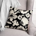 thumbnail image 3 of Creative Products Cream Florals 18 x 18 Spun Poly Pillow, 3 of 3