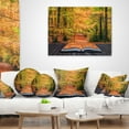 thumbnail image 4 of Designart Open Book in Autumn - Landscape Printed Throw Pillow - 12x20, 4 of 5