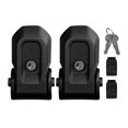 thumbnail image 2 of 1 Pair Locking Hood Catch Bonnet Latch With Key Kit Abs+metal Durable And Anti-rust For Wrangler Jl, 2 of 5