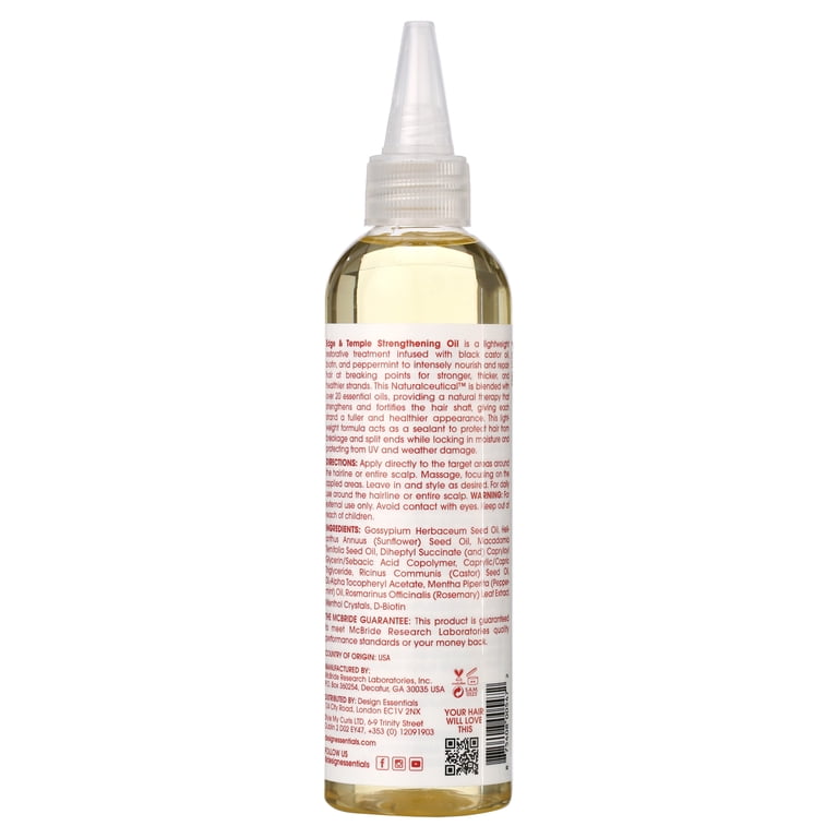 Design Essentials Edge & Temple Strengthening Hair Oil, 4 fl oz photo 7