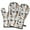 German Shepherd Dog, variant on Cute Oven Mitts,German Shepherd Dog and Footprint Oven Mitt 2-Pack Set,Kitchen Gloves for Oven,Heat Resistant Oven Mitts 7.7"x12"