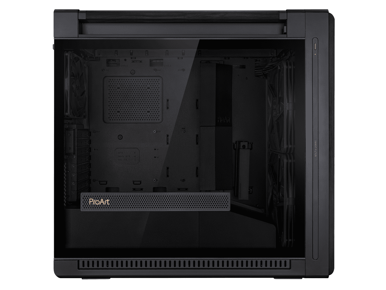 ASUS ProArt PA602 Wood Edition Mid-Tower Case - PA602/WOOD/BLK/TG//
