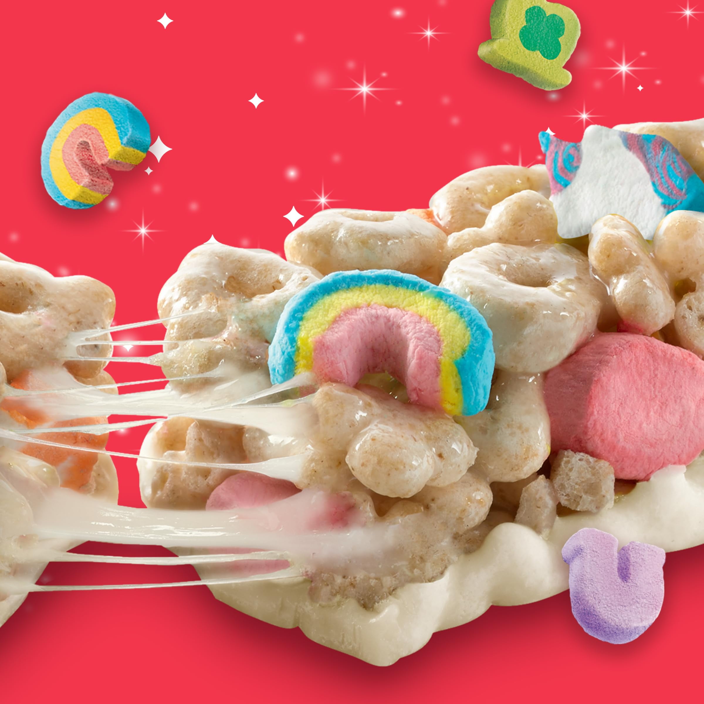 Lucky Charms Breakfast Cereal Treat HYZ01 Bars, Snack Bars, 6.8 oz, 8 ct (Pack of 6)