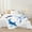 White Blue, variant on Erosebridal Shark Print Throw Blanket for Couch, Funny Sealife Plush Blanket, Ocean Animal Sherpa Throw, Flannel Blanket Room Decorative, 60x80