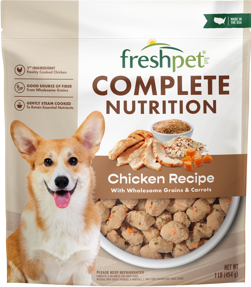 Freshpet Fresh Dog Food Complete Nutrition Chicken Recipe 1lb