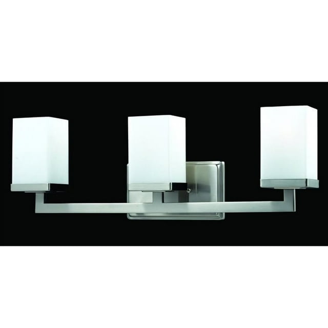 Z-Lite Tidal 3 Light Vanity Light in Brushed Nickel