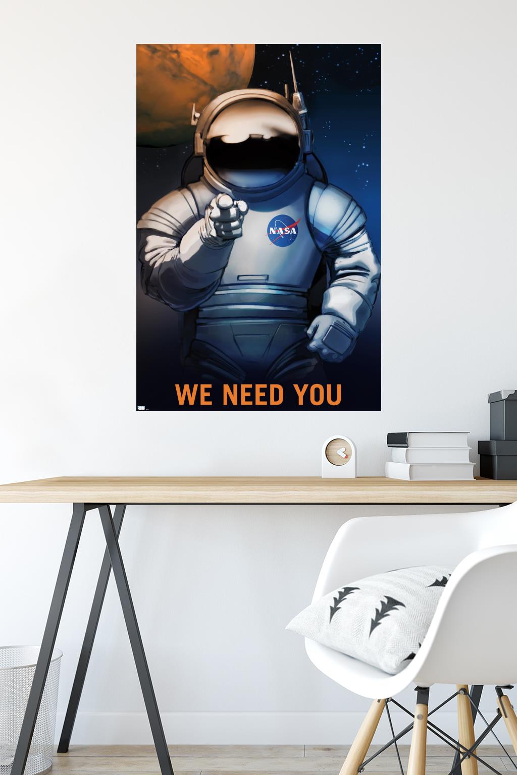 NASA - We Need You Wall Poster, 22.375" x 34"