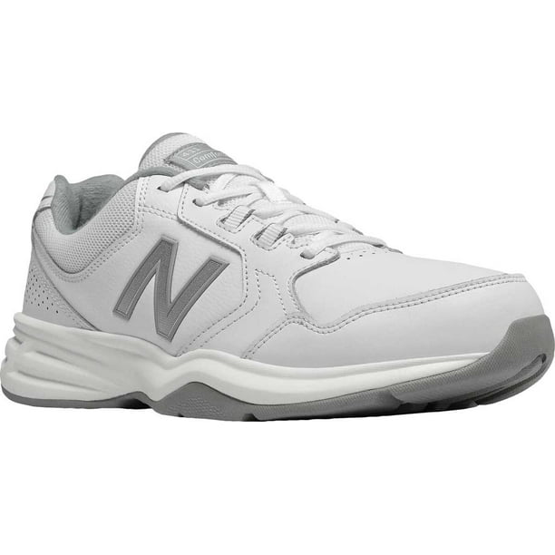 Men's New Balance 411v1 Sneaker White/Silver Mink 10 4E - Walmart.com