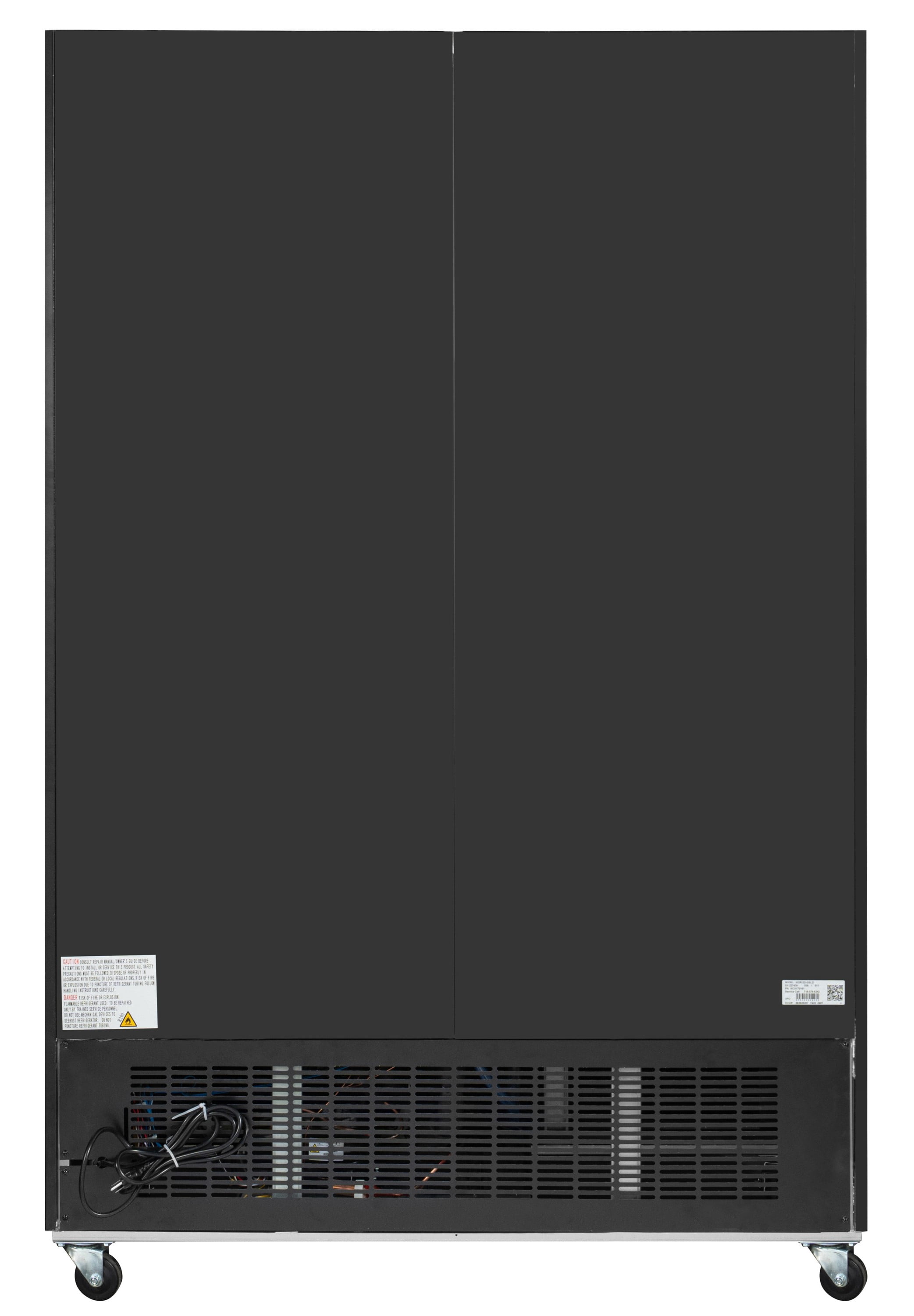 KoolMore 53 in. Commercial Two-Glass-Door Display Refrigerator Merchandiser with LED Lighting - 45 Cu. ft.