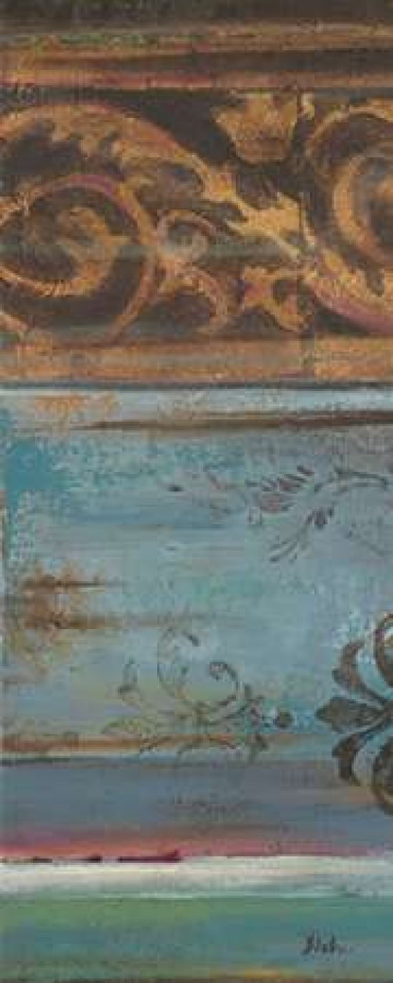 Blue Eclectic VI Canvas Art - Patricia Pinto ()