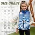 thumbnail image 7 of Pzuqiu Christmas Snowman Kid Outerwear Vest Size 3 Toddler Girl Clothes Fashion Zipper Winter Sleeveless Jacket with Pockets Lightweight Fall Outerwear Versatile for Girls, 7 of 7