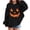 Black, variant on Girls Oversized Hoodies Halloween Pumpkin Graphic Hooded Sweatshirts Teen Kids Cute Funny Pullover Tops Cotton Casual Fashion Sweater