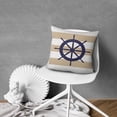 thumbnail image 5 of Nautical Ocean Starfish Coral Anchor Pillow Covers 18x18, Navy Blue, Throw Pillow Cases 2 Pack, Sea Animal Decorative Cushion Cases for Bed Sofa Home Car Bedroom, 5 of 7