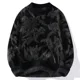 thumbnail image 4 of Suéter de cachemira de visón de lujo de alta gama para otoño e invierno de 2024, jersey de diseño de moda para hombre, jersey de Navidad suave y cálido para hombre, 4 of 4