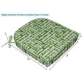 thumbnail image 6 of Vargottam Non Slip DiningChairCushionU-ShapedPrinted Indoor/OutdoorChairPadsHome Decor Reversible & Machine Washable DiningChairPad With String Ties - Set Of 2-Pear Green, 6 of 8