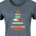 thumbnail image 3 of Instant Message - Sea Suns Geetings Surfboard Tree Christmas - Women's Any Way Dress, 3 of 6