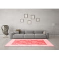thumbnail image 3 of Ahgly Company Indoor Rectangle Abstract Red Contemporary Area Rugs, 7' x 10', 3 of 4