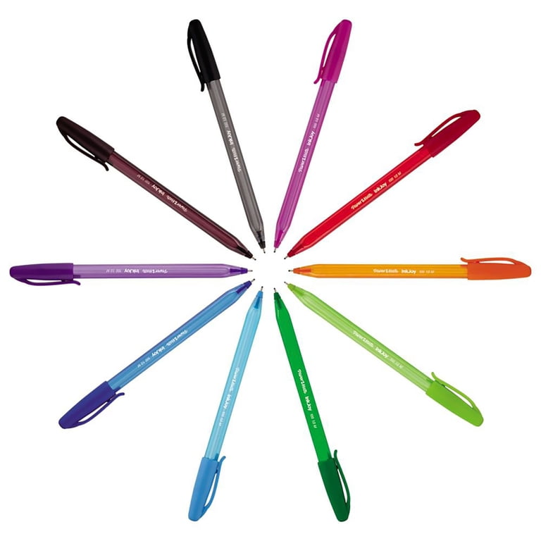 Smooth Ballpoint Pens, Medium Point, Black, 8 Pack photo 6