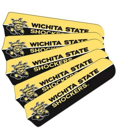 

Ceiling Fan Designers 7990-WST 52 in. New NCAA Witchita State Shockers Ceiling Fan Blade Set