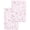 Pink, variant on Pink Leaf Kitchen Dish Towels for Drying Dishes Set of 3, Modern Botanical Foliage Plant Country Flower Waffle Weave Microfiber Hand Tea Bathroom Towels Quick Dry & Absorbent Towel 15.7x23.6