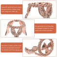 thumbnail image 4 of Metal Crystal Ball Stand Rabbit Head for Display Use 5Pc, 4 of 5