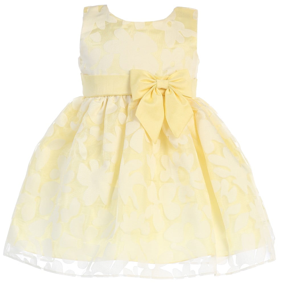 yellow easter dress baby girl