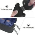 thumbnail image 3 of 1 Pce Étui pour Écouteurs Compatible avec Active 65t Design Simple, 3 of 9