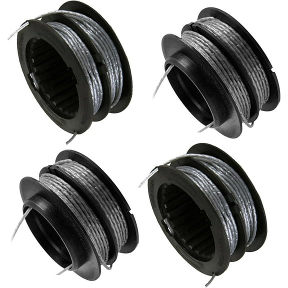 SB00L00 String Trimmer Spool Compatible with Greenworks ST60V ST60V-T0 80V ST80L200 ST60L00 ST40L00, String Trimmer Refills Dual Line 2901619 2906302,Replacement Spool line 17Feet 0.080" - 4Pack