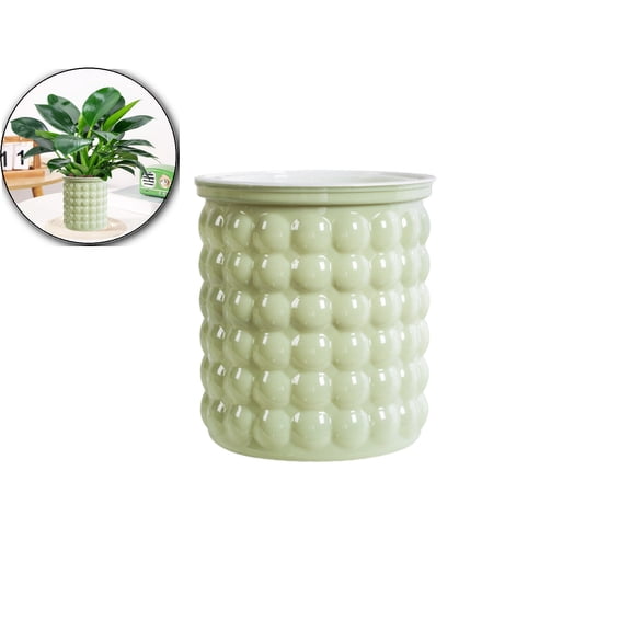 Office Bonsai Decor Removable Creative Self Watering Mini Succulent Planter Tabletop Vase Plastic Flowerpot