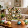 thumbnail image 4 of TIELUTT Exquisite Painting Easter Rhinestone Art Desktop Ornament for Home 1998 Christmas Ornament Third Christmas Ornament Strength Ornament My Second Christmas Ornament Paramedic Ornament, 4 of 8