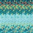 thumbnail image 1 of Ahgly Company Machine Washable Indoor Square Transitional Turquoise Green Area Rugs, 5' Square, 1 of 7