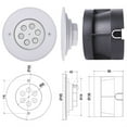 thumbnail image 2 of LED12V Waterproof Light Constant Temperature Swimming Pool RGB Full Color Underwater Light Hot Spring Bath ,Long Lasting, 2 of 5