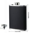 thumbnail image 5 of Necvior Square Wine Flasks Stainless Steels Whiskeys Pots Portable Drink Bottle Small Leakproof Container with Funnel and Cup, 5 of 20