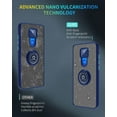 thumbnail image 5 of is Specially Designed for Motorola Moto G Play 2021 Anti-Fall,Anti-Fingerprint, Built-in 360° Rotating Ring Bracket Solid and Durable Magnetic car Phone case, Suitable for 6.5inches Male-Blue, 5 of 12