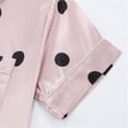 thumbnail image 6 of Otqutp Cute Pajamas Set for Kids Toddler Baby Girls Spring Summer Fashion Print Short Sleeve Button Down Shirts Long Pants Sleepwear Outfits Clothes(PK2-a,11-12 Years), 6 of 8